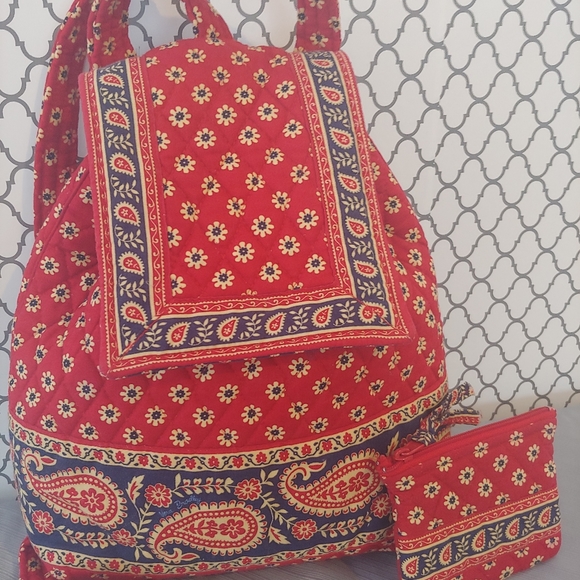 Vera Bradley Handbags - Vera Bradley Mimi in Americana & coin purse